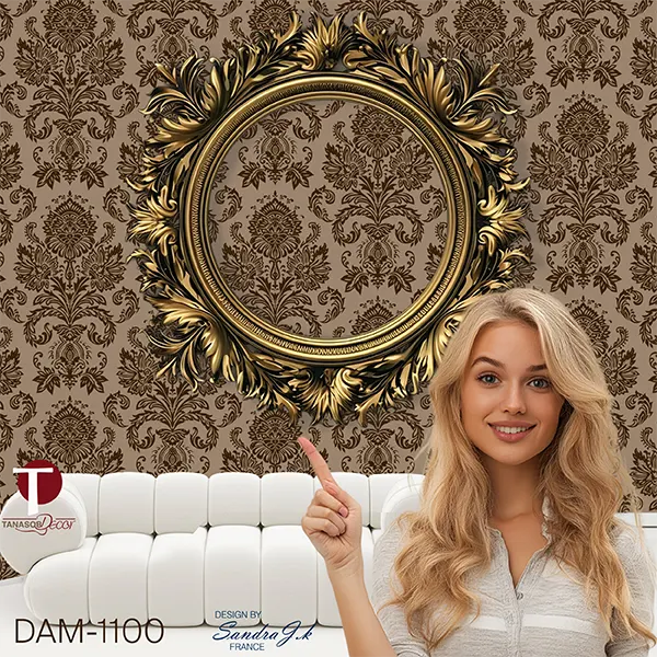 Damask Wall Design Model 1100