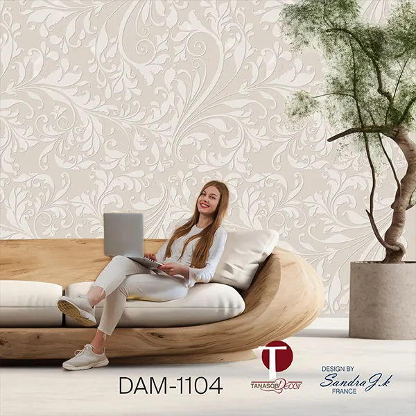 Damask Wall Design Model 1104