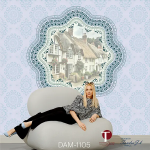 Damask Wall Design Model 1105