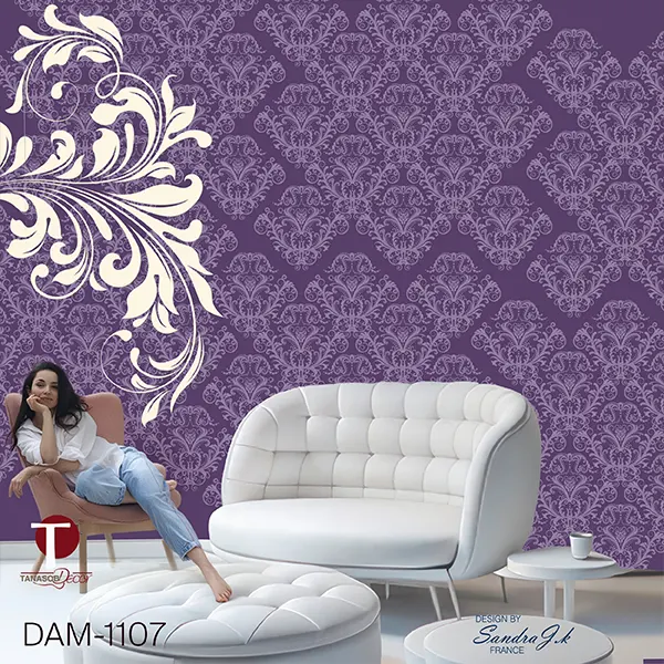 Damask Wall Design Model 1107