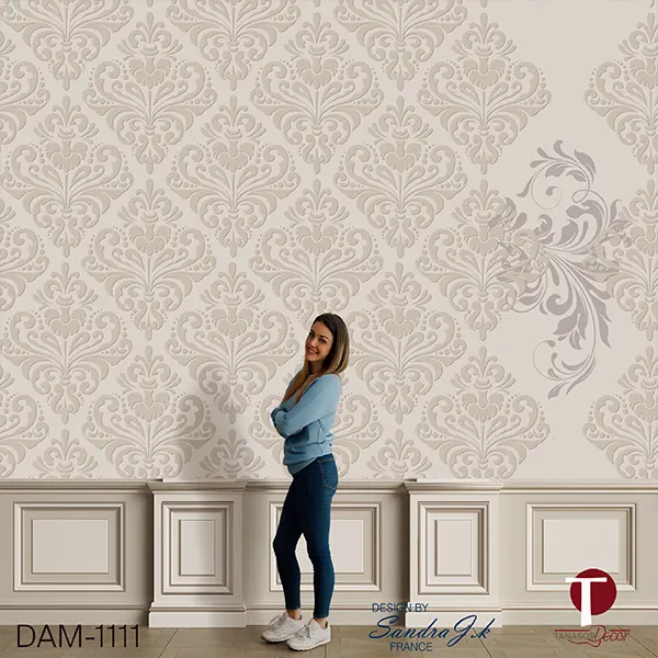 Damask Wall Design Model 1111