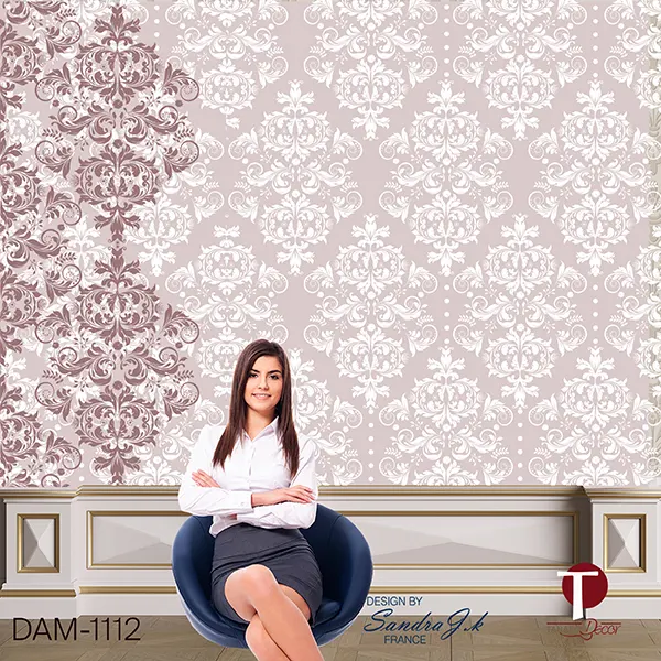 Damask Wall Design Model 1112