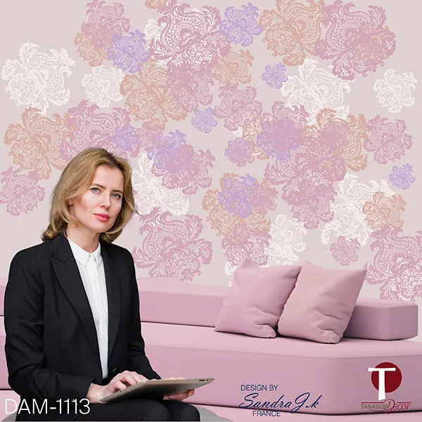 Damask Wall Design Model 1113