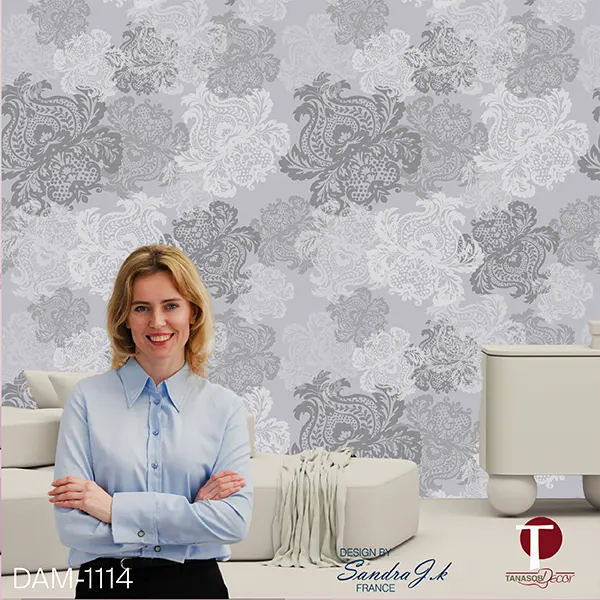Damask Wall Design Model 1114