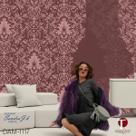 Damask Wall Design Model 1117