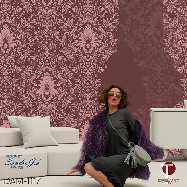 Damask Wall Design Model 1117