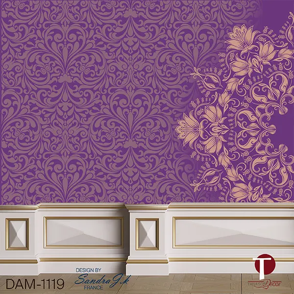 Damask Wall Design Model 1119
