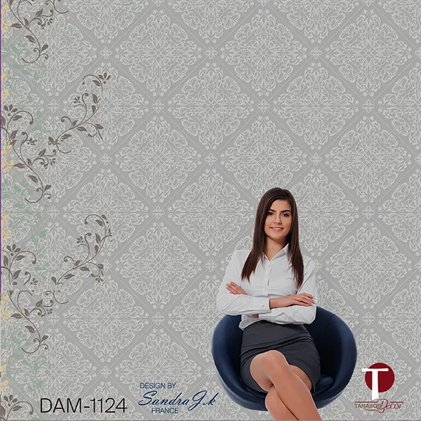 Damask Wall Design Model 1124