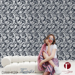 Damask Wall Design Model 1129