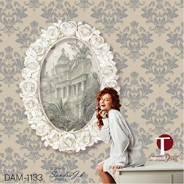 Damask Wall Design Model 1133