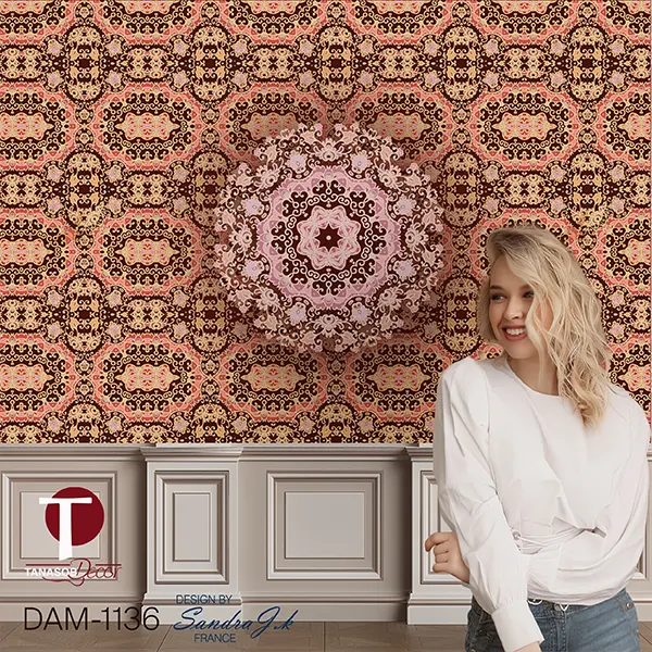 Damask Wall Design Model 1136