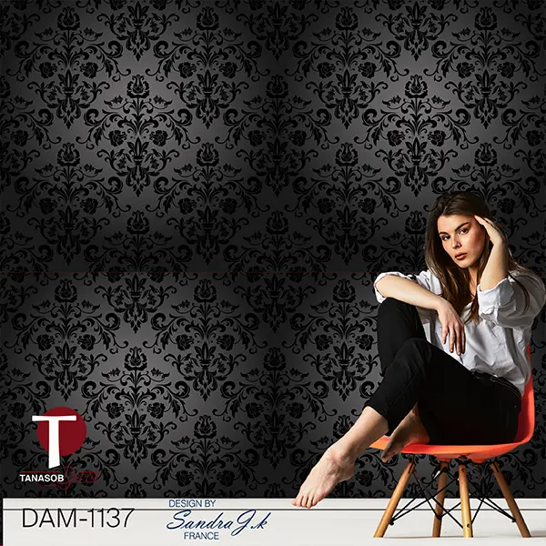 Damask Wall Design Model 1137