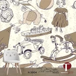 Girls Wall Design Model K 3004