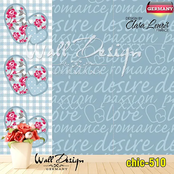 Girls Wall Design Model chic 510