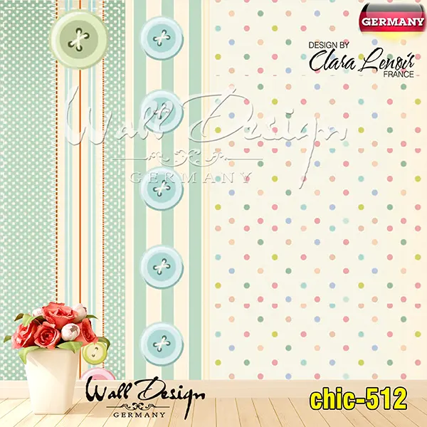 Girls Wall Design Model chic 512