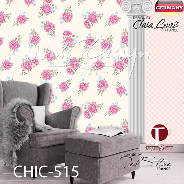 Girls Wall Design Model chic 515
