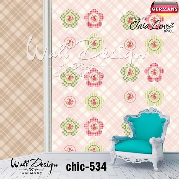 Girls Wall Design Model chic 534