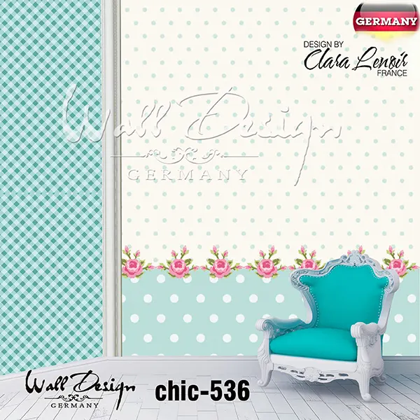 Girls Wall Design Model chic 536