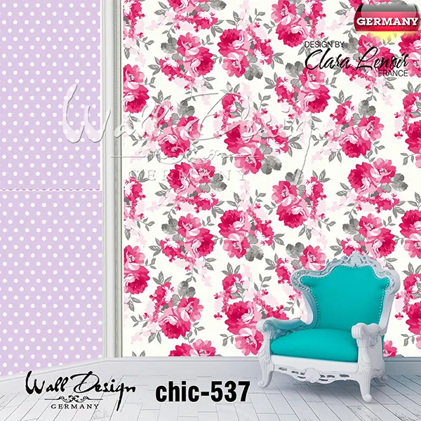 Girls Wall Design Model chic 537