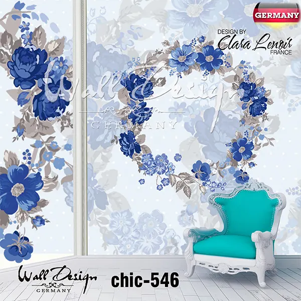 Girls Wall Design Model chic 546