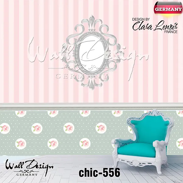 Girls Wall Design Model chic 556