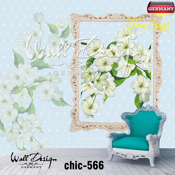 Girls Wall Design Model chic 566