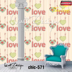 Girls Wall Design Model chic 571