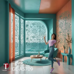 Glass Art Design Model AS709