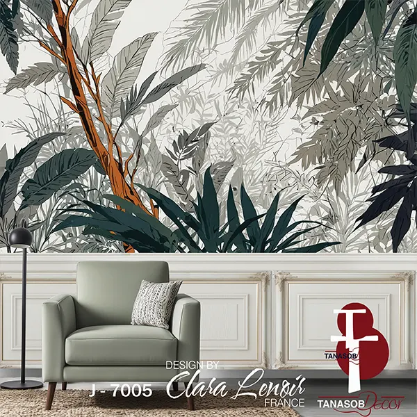Jungle Wall Design Model 7005