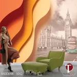 Modern Wall Design Model 5052