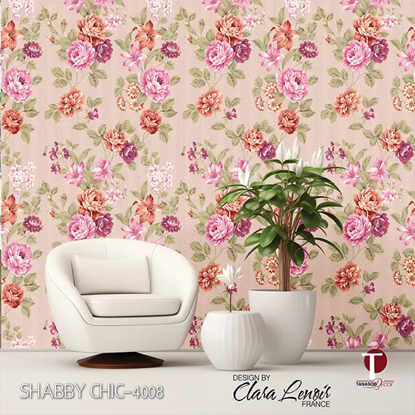 Shabby Chic Wall Design Model 4008