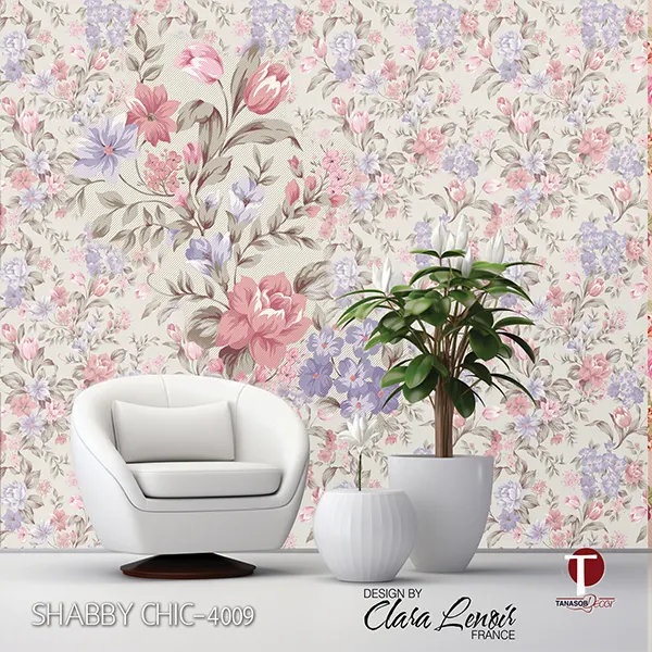 Shabby Chic Wall Design Model 4009