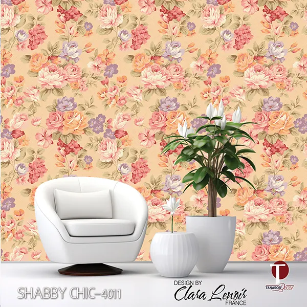 Shabby Chic Wall Design Model 4011
