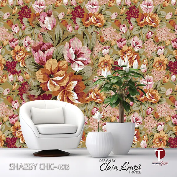 Shabby Chic Wall Design Model 4013