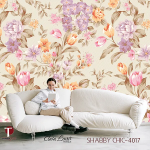 Shabby Chic Wall Design Model 4017