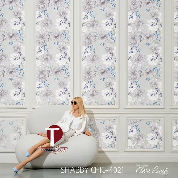 Shabby Chic Wall Design Model 4021