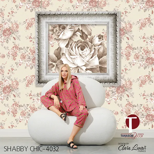 Shabby Chic Wall Design Model 4032