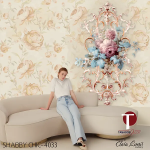 Shabby Chic Wall Design Model 4033
