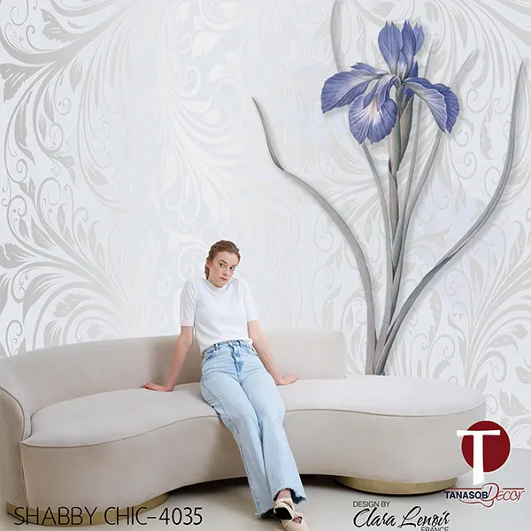 Shabby Chic Wall Design Model 4035