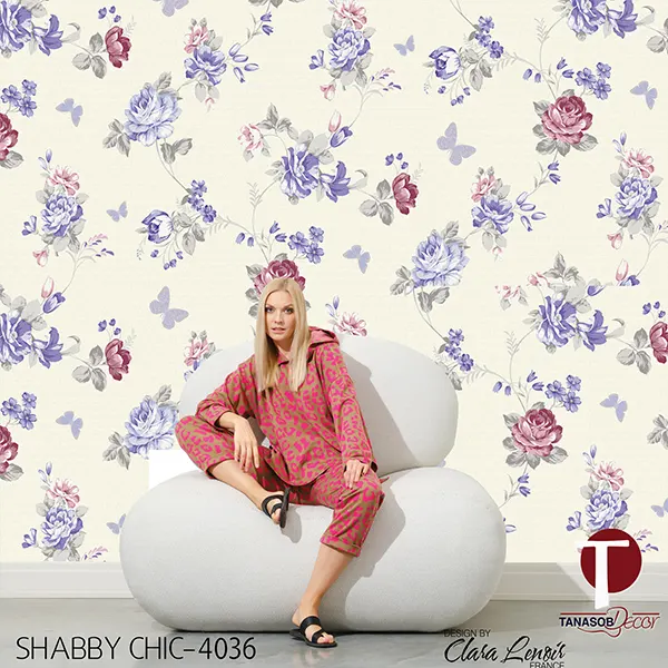 Shabby Chic Wall Design Model 4036