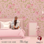 Shabby Chic Wall Design Model 4048