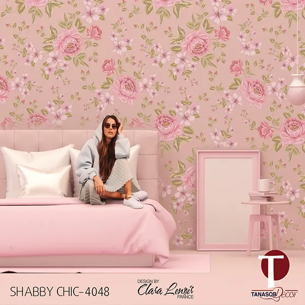Shabby Chic Wall Design Model 4048