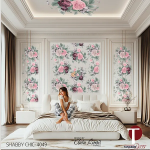 Shabby Chic Wall Design Model 4049
