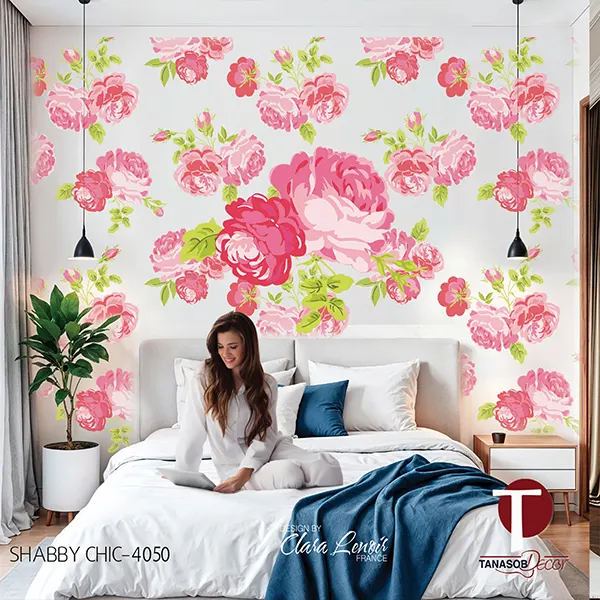 Shabby Chic Wall Design Model 4050