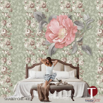 Shabby Chic Wall Design Model 4051