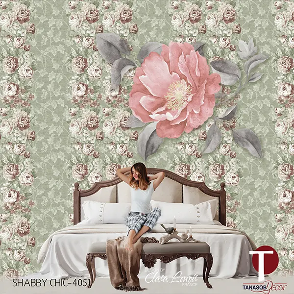 Shabby Chic Wall Design Model 4051