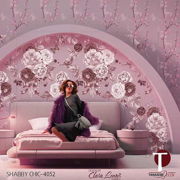 Shabby Chic Wall Design Model 4052