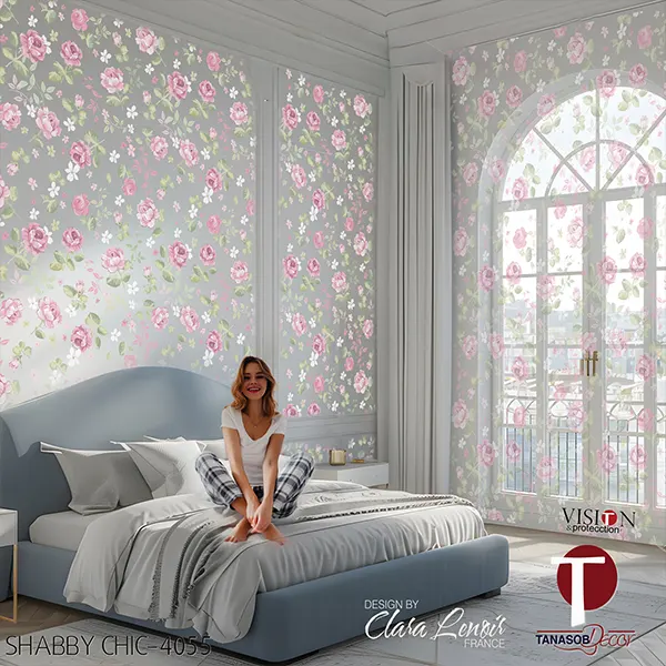 Shabby Chic Wall Design Model 4055