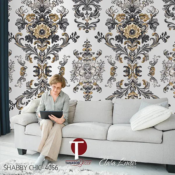Shabby Chic Wall Design Model 4056