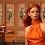 Damask Wall Design Model 1138